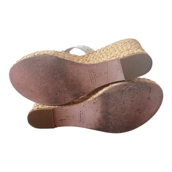 Coach Jesica Floral Espadrille Platform Sandals Size 11M - Picture 12 of 14
